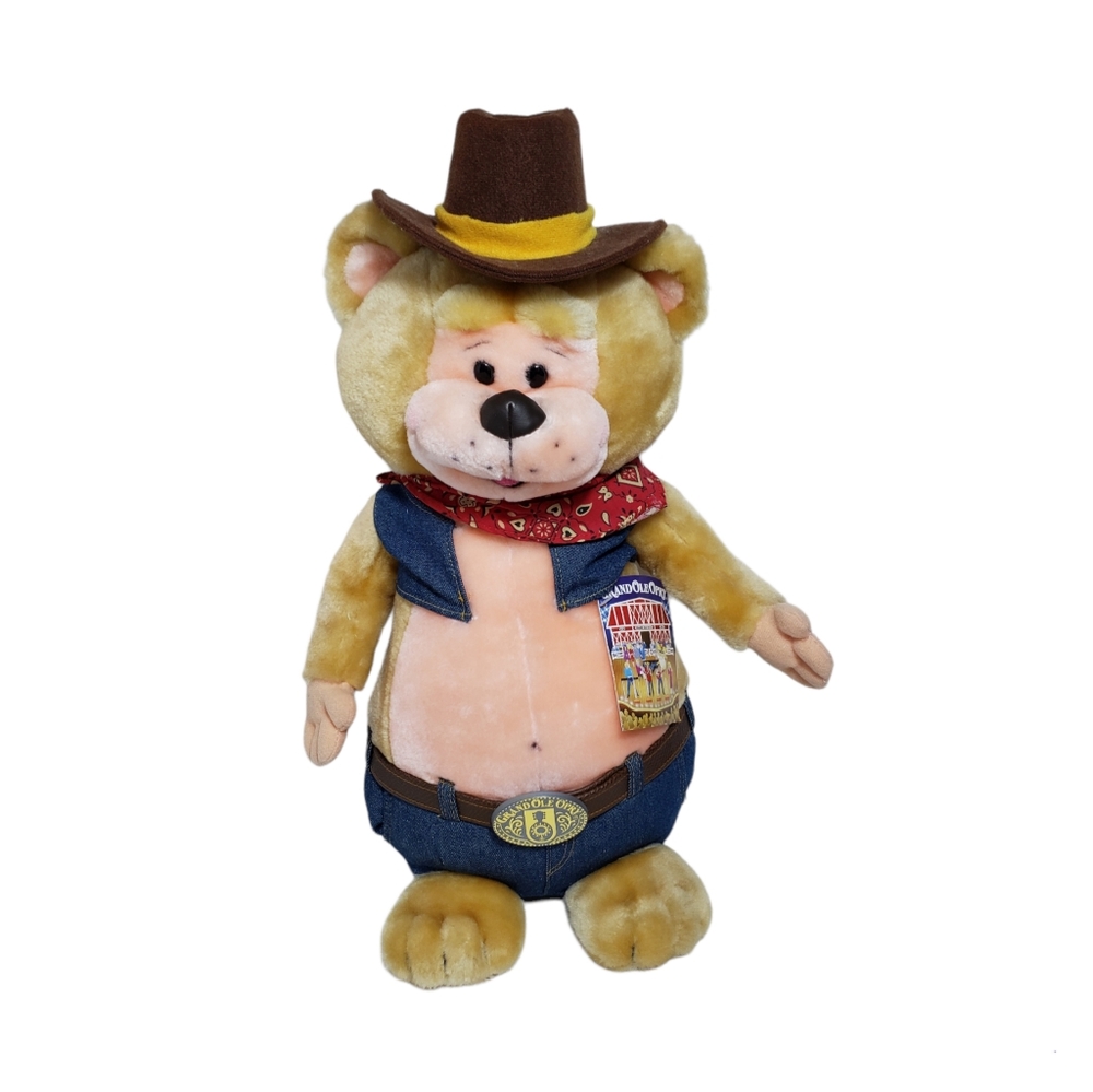 Grand Ole Opry Vintage 1995 Plush Bear 15" H Toy